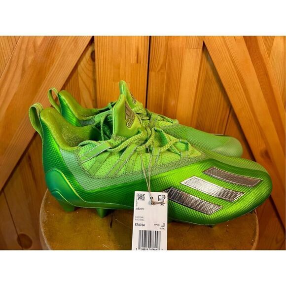 Adidas Adizero 11.0 Turbo Fuel Solar Green Football Cleats Mens Size 13.5 (FZ070 main image 5